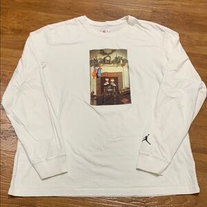 Jordan Holiday graphic Long Sleeve Shirt